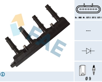 Bobine d'allumage FAE 80322