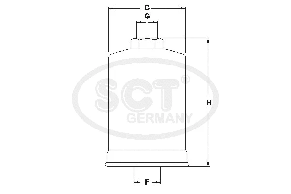 Filtre à carburant SCT - MANNOL ST 727