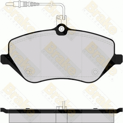 Kit de plaquettes de frein, frein à disque Brake ENGINEERING PA1573