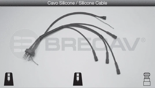 Kit de câbles d'allumage BRECAV 01.402