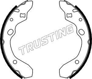 Jeu de mâchoires de frein TRUSTING 049.144