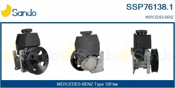 Pompe hydraulique, direction SANDO SSP76138.1