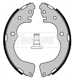 Jeu de mâchoires de frein BORG & BECK BBS6481
