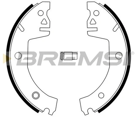 Jeu de mâchoires de frein BREMSI GF0472