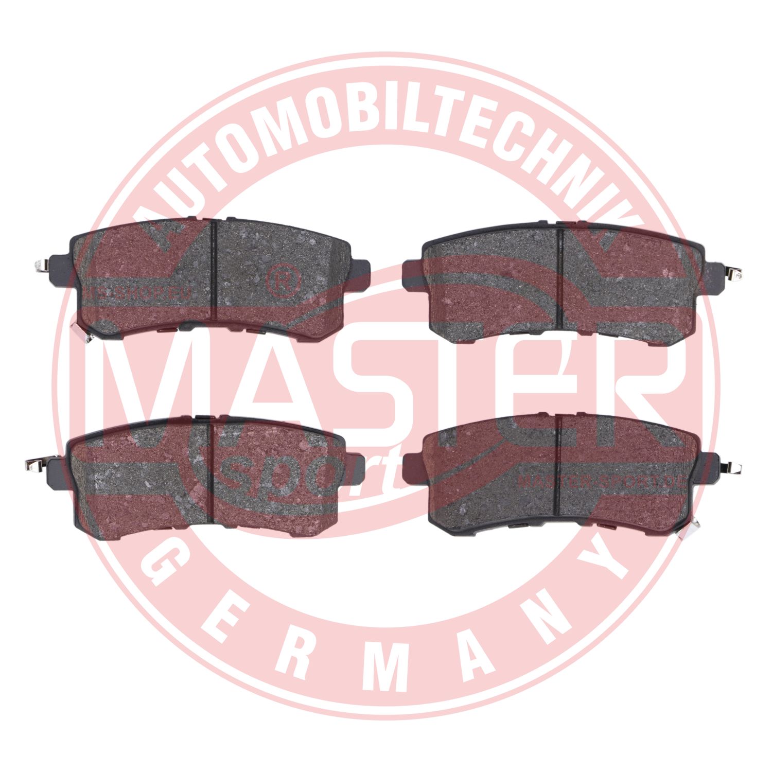Kit de plaquettes de frein, frein à disque MASTER-SPORT GERMANY 13046056722N-SET-MS