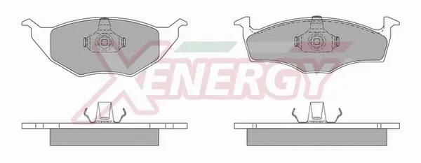 Kit de plaquettes de frein, frein à disque AP XENERGY X40748