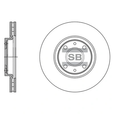 Disque de frein Hi-Q SD5502
