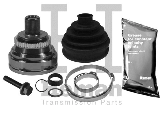 Jeu de joints, arbre de transmission HEMAN TJ01350