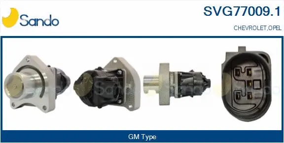 Vanne EGR SANDO SVG77009.1