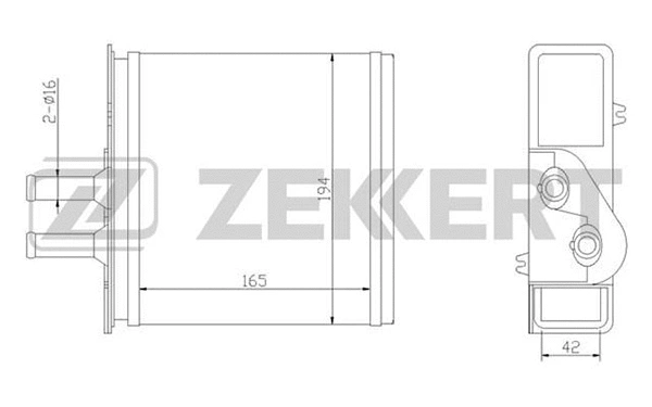 Système de chauffage ZEKKERT MK-5070