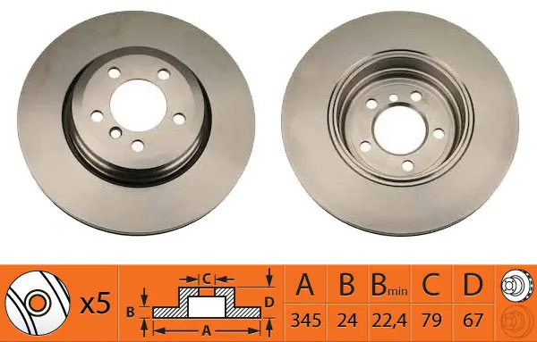 Disque de frein SB BR32114T