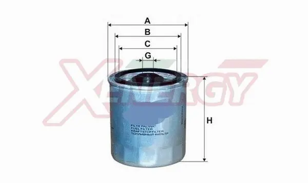 Filtre à carburant AP XENERGY X1510115