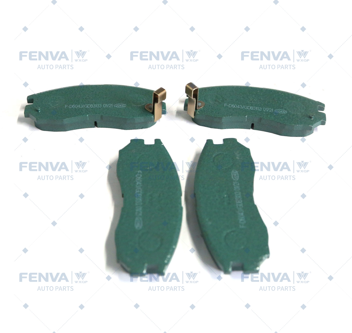 Kit de plaquettes de frein, frein à disque WXQP 40755