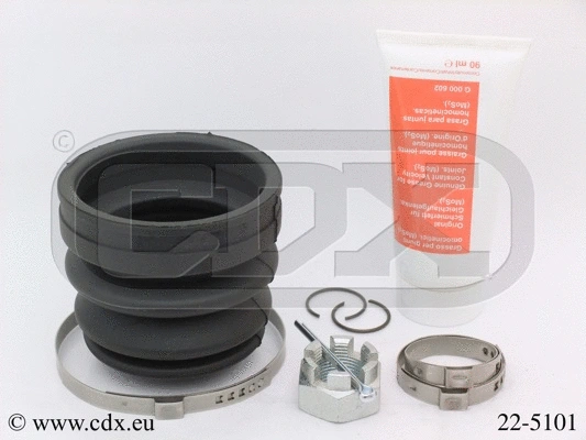 Jeu de joints-soufflets, arbre de commande CDX 22-5101