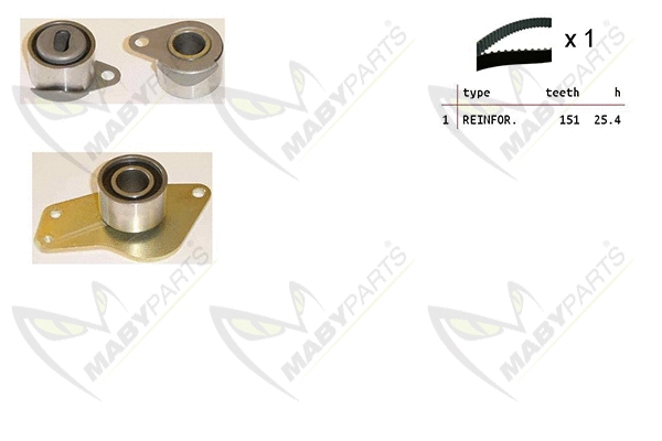 Kit de courroie crantée MABYPARTS OBK010315