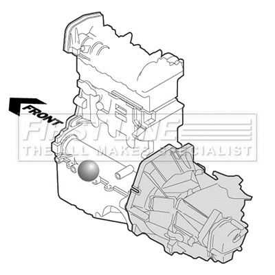 Support moteur FIRST LINE FEM3182