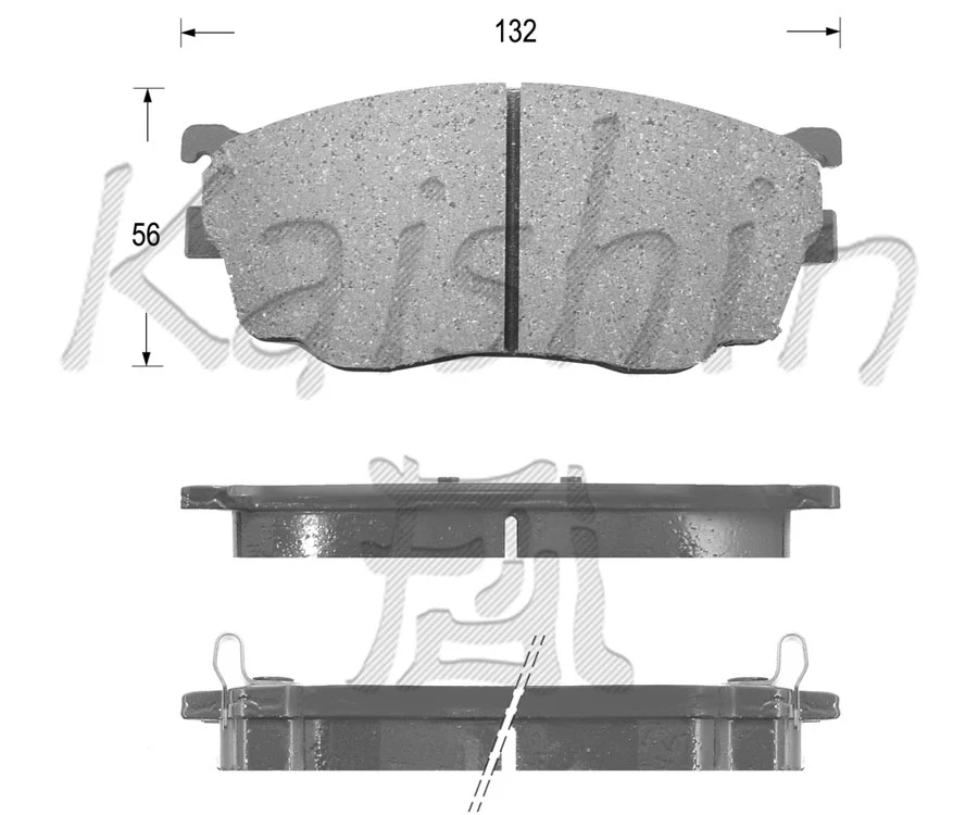 Kit de plaquettes de frein, frein à disque KAISHIN FK3101