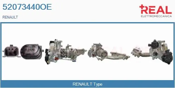 Turbocompresseur, suralimentation REAL 52073440OE