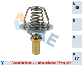 Thermostat, liquide de refroidissement FAE 5203886