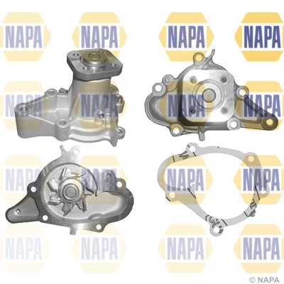 Pompe à eau, refroidissement du moteur NAPA NWP1259