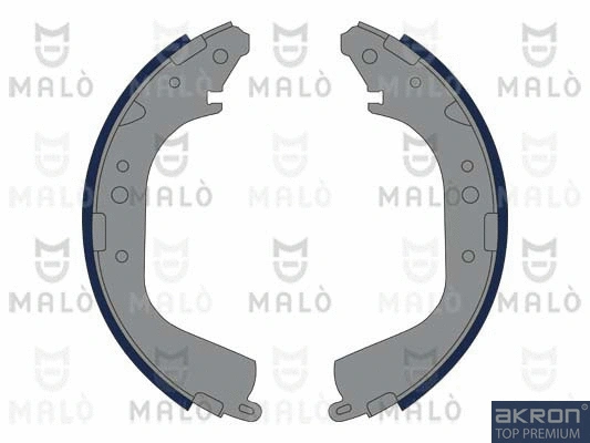 Jeu de mâchoires de frein AKRON-MALÒ 1390267