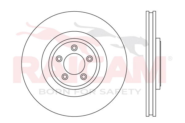 Disque de frein RAICAM RD01509