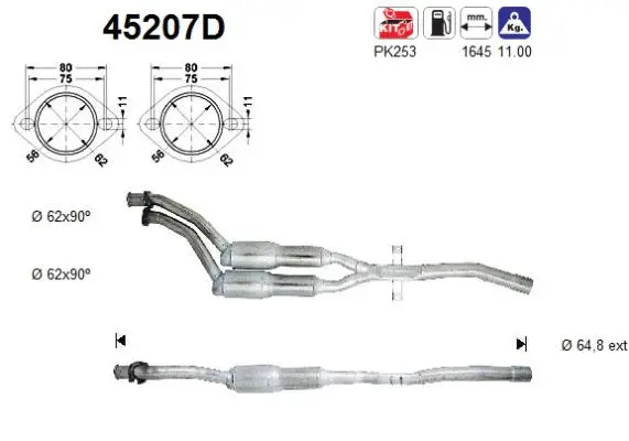 Catalyseur AS 45207D
