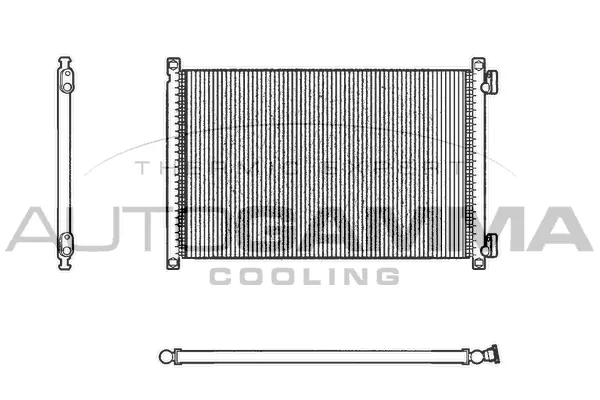 Condenseur, climatisation AUTOGAMMA 102644