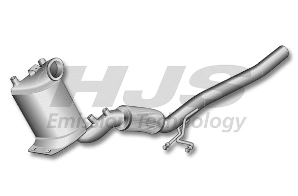 Filtre à particules / à suie, échappement HJS 93 11 5013