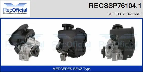 Pompe hydraulique, direction RECOFICIAL RECSSP76104.1