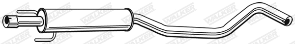 Silencieux central WALKER 23253