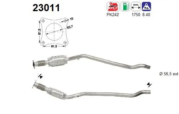 Catalyseur AS 23011