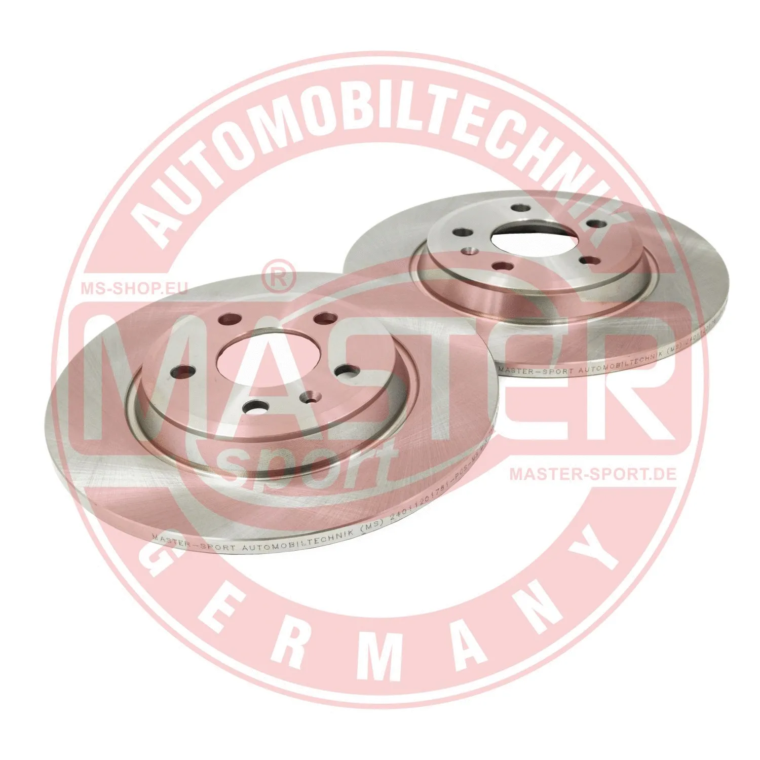 Disque de frein MASTER-SPORT GERMANY 24011201781-SET-MS