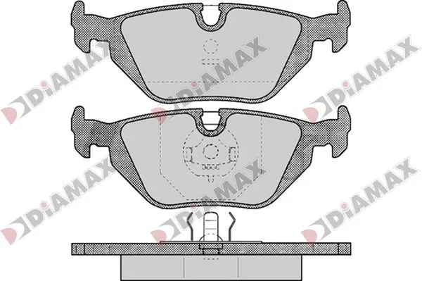 Kit de plaquettes de frein, frein à disque DIAMAX N09801