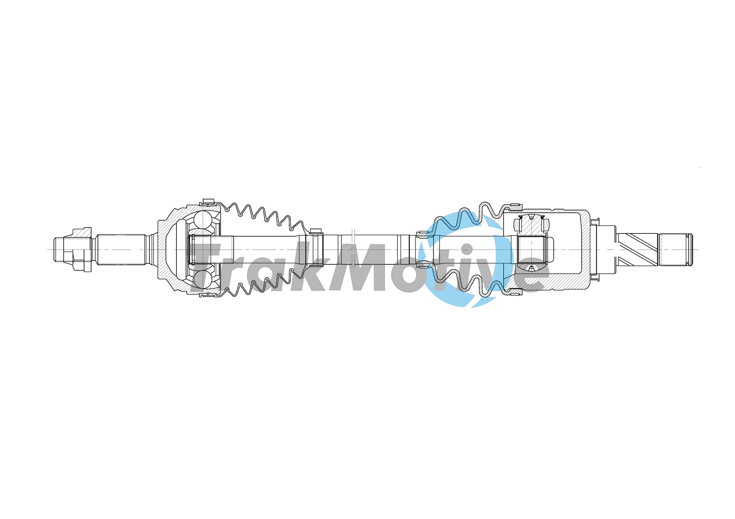 Arbre de transmission TrakMotive 30-2066