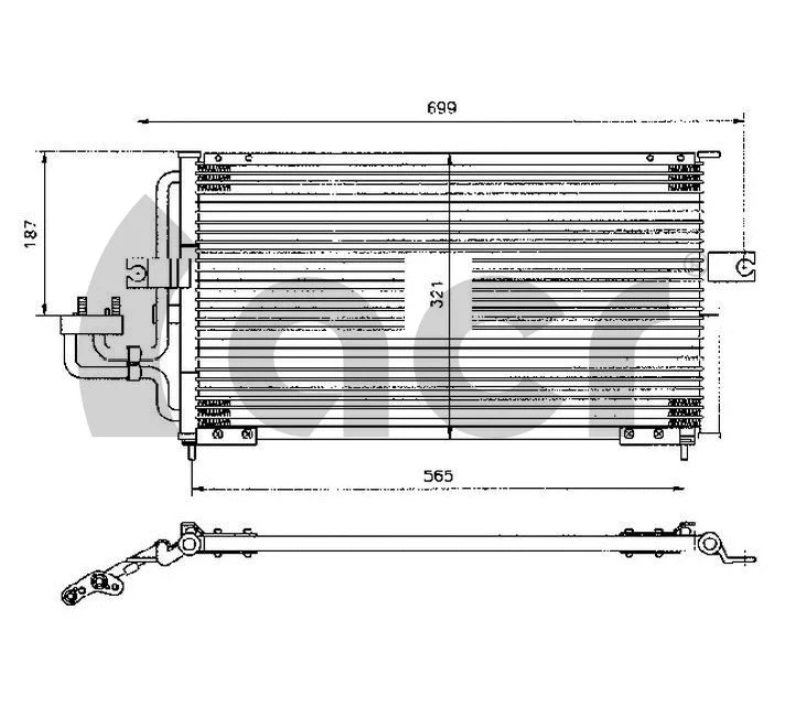 Condenseur, climatisation ACR 300256