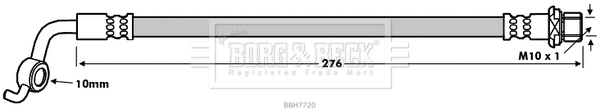 Flexible de frein BORG & BECK BBH7720