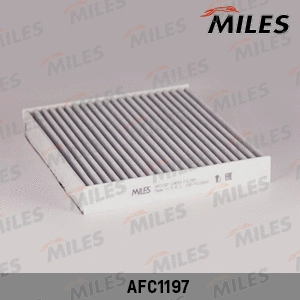 Filtre, air de l'habitacle MILES AFC1197