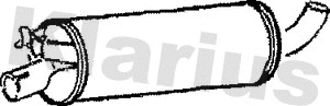 Silencieux central KLARIUS 210248