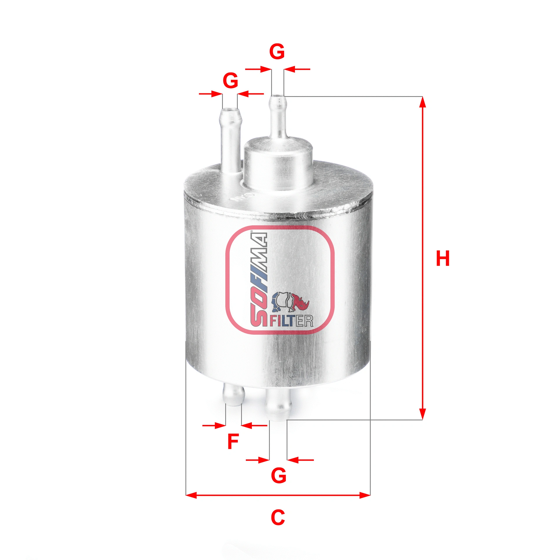 Filtre à carburant SOFIMA S 1834 B