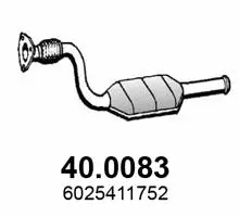 Catalyseur ASSO 40.0083
