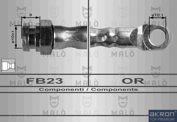 Flexible de frein AKRON-MALÒ 8356