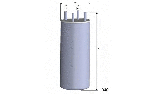 Filtre à carburant MTR 12138339