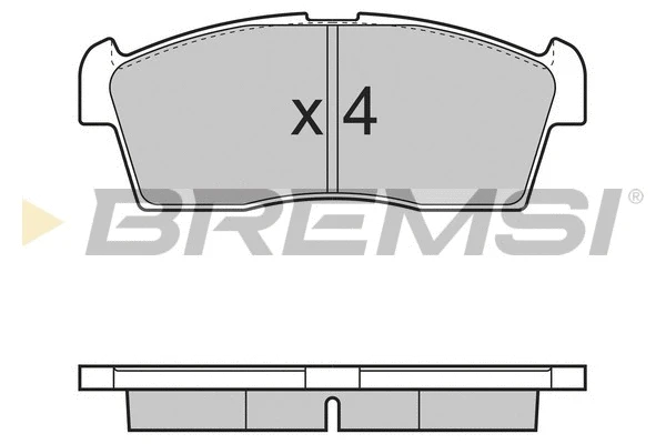 Kit de plaquettes de frein, frein à disque BREMSI BP3380