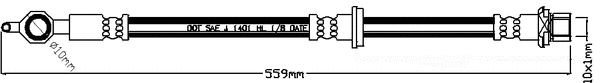 Flexible de frein JURATEK JBH1082R