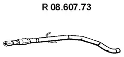 Tuyau d'échappement EBERSPÄCHER 08.607.73