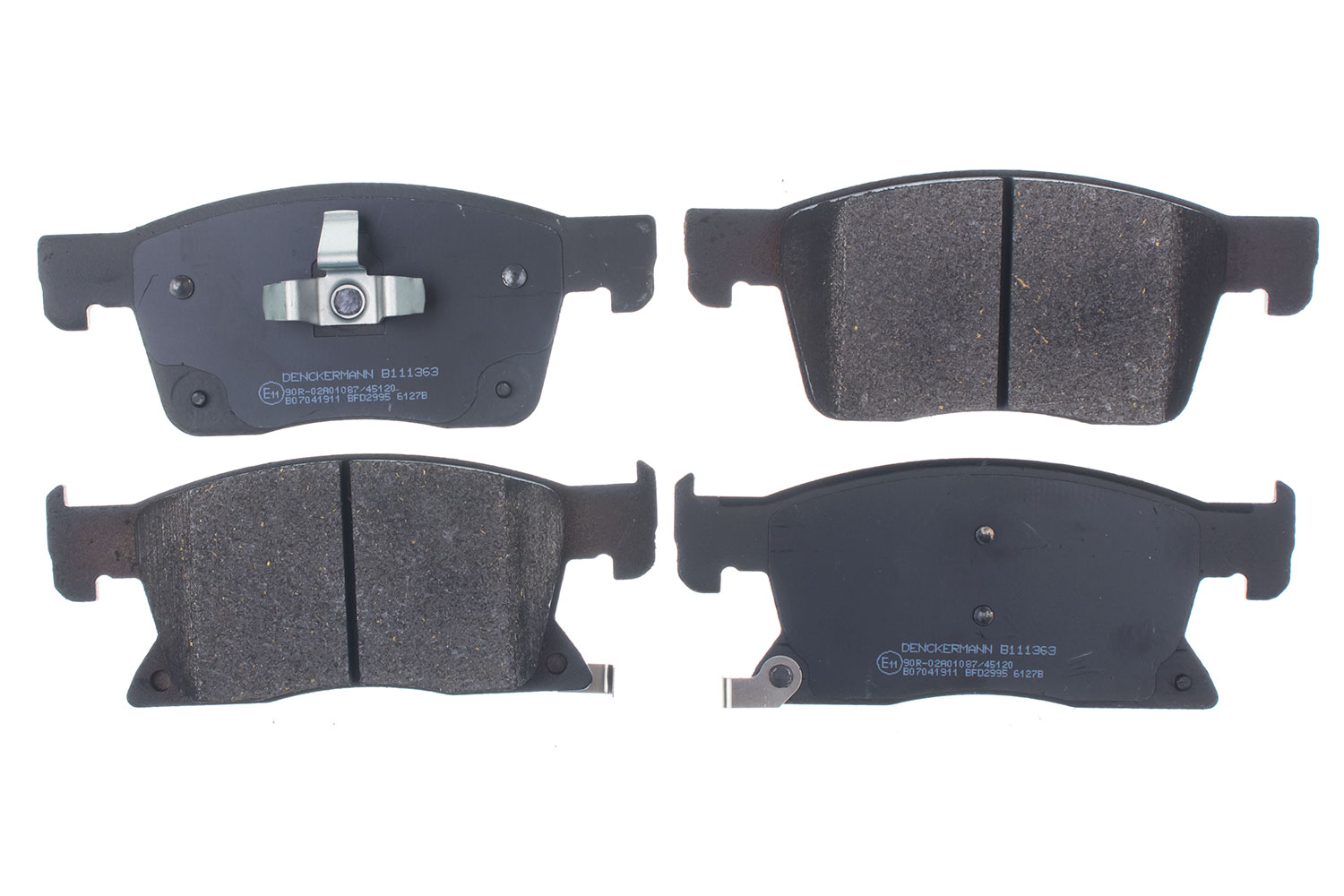 Kit de plaquettes de frein, frein à disque DENCKERMANN B111363