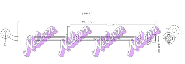 Flexible de frein KAWE H5573