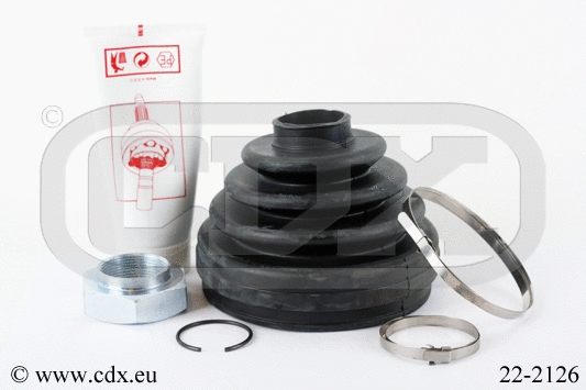 Jeu de joints-soufflets, arbre de commande CDX 22-2126