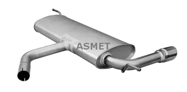 Silencieux arrière ASMET 06.025